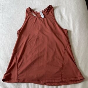 Burnt orange women’s workout tank top size XS